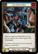 Last Ditch Effort (WTR161)  1st Edition