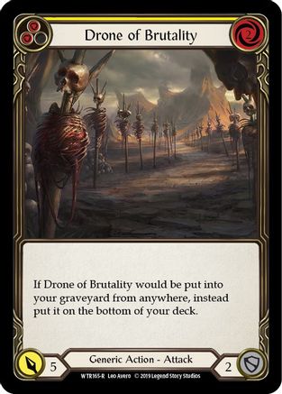 Drone of Brutality (Yellow) (WTR165) - Welcome to Rathe 1st Edition