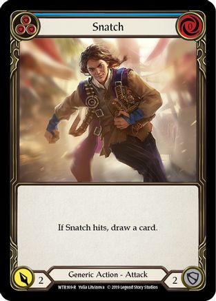 Snatch (Blue) (WTR169) - Welcome to Rathe 1st Edition Rainbow Foil