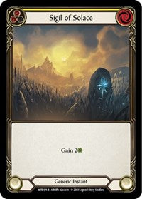 Sigil of Solace (Yellow) Rainbow Foil Unlim