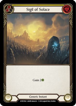 Sigil of Solace (Yellow) (WTR174) - Welcome to Rathe Unlimited Edition