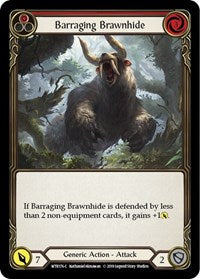 Barraging Brawnhide (Red) Rainbow Foil Alpha