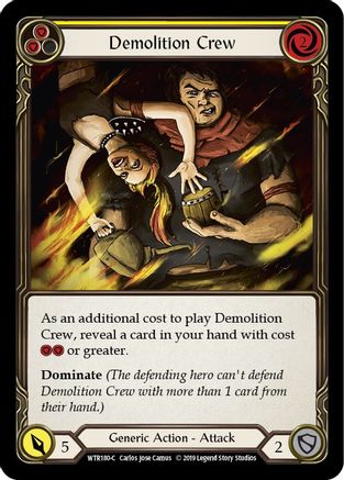 Demolition Crew (Yellow) (WTR180) - Welcome to Rathe Unlimited Edition