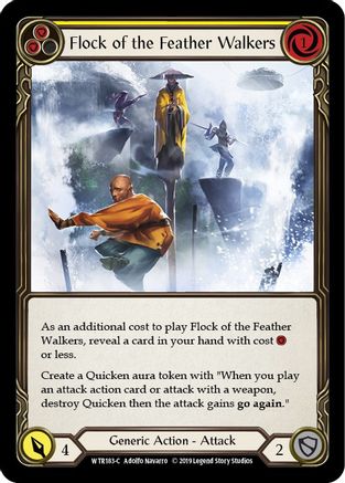 Flock of the Feather Walkers (Yellow) (WTR183) - Welcome to Rathe 1st Edition