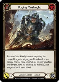 Raging Onslaught (Yellow) Rainbow Foil Unlim
