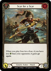 Scar for a Scar (Red) Rainbow Foil Alpha