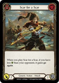 Scar for a Scar (Blue) Rainbow Foil Alpha