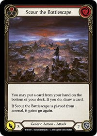 Scour the Battlescape (Red) Rainbow Foil Unlim