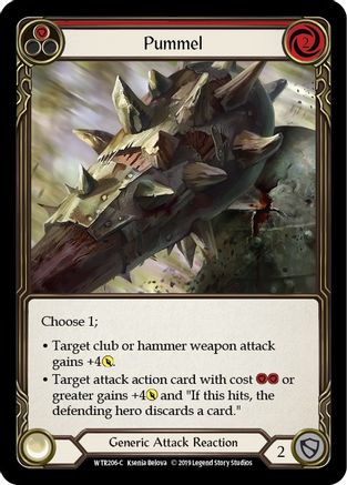 Pummel (Red) (WTR206) - Welcome to Rathe 1st Edition