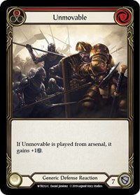 Unmovable (Red) Rainbow Foil Unlim