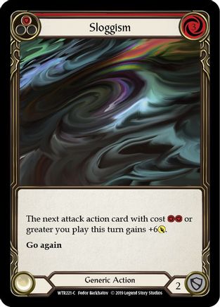 Sloggism (Red) (WTR221) - Welcome to Rathe 1st Edition Rainbow Foil