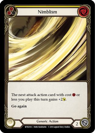 Nimblism (Yellow) (WTR219) - Welcome to Rathe Unlimited Edition