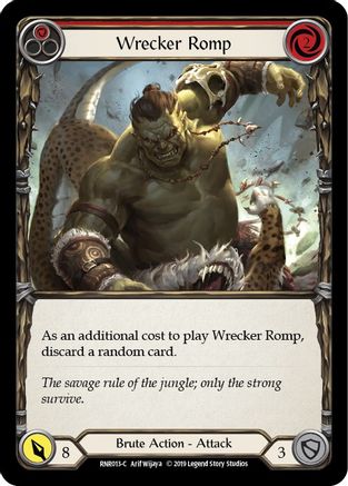 Wrecker Romp (Red) (RNR013) - Hero Deck: Rhinar 1st Edition
