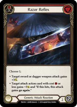 Razor Reflex (Red) (TEA016) - Hero Deck: Dorinthea 1st Edition