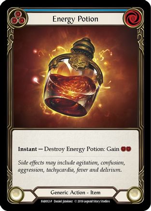 Energy Potion - FAB012 (FAB012) - Flesh and Blood: Promo Cards 1st Edition Cold Foil