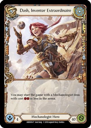 Dash, Inventor Extraordinaire -  HER009 (HER009) - Flesh and Blood: Promo Cards 1st Edition Cold Foil