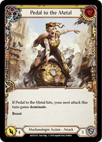 Pedal to the Metal (Yellow) Rainbow Foil Unlim