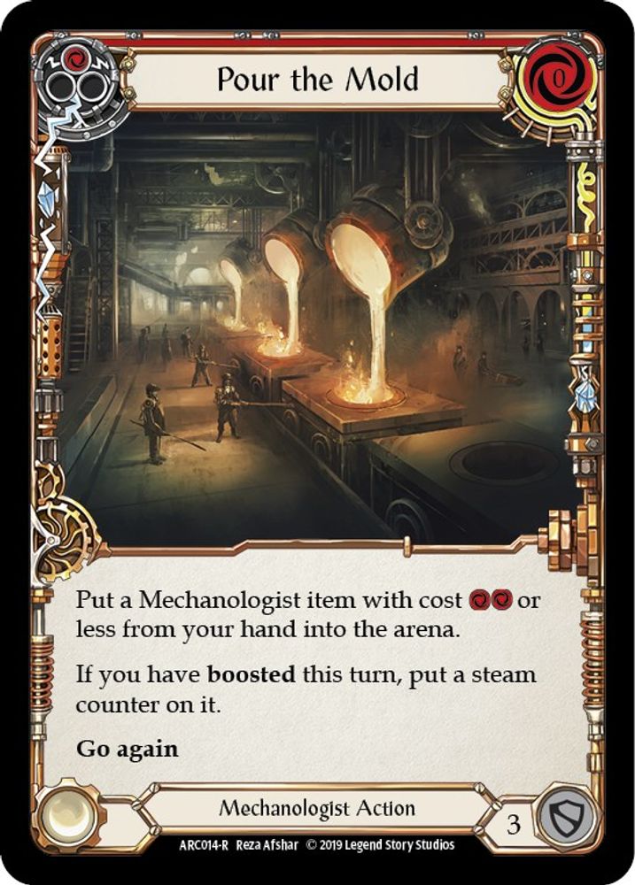 Pour the Mold (Red) (ARC014)  1st Edition