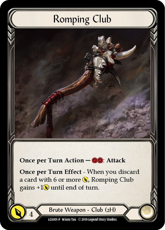 Romping Club Cold Foil Promo