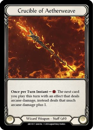 Crucible of Aetherweave // Kano (ARC115) - Arcane Rising 1st Edition