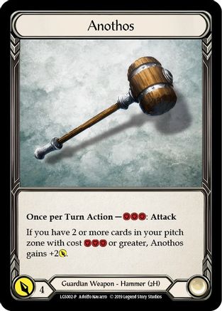 Anothos - LGS002 (LGS002) - Flesh and Blood: Promo Cards 1st Edition Cold Foil