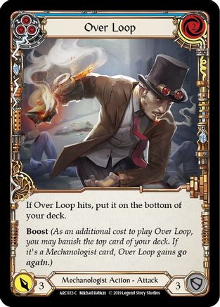 Over Loop (Blue) (ARC022) - Arcane Rising Unlimited Edition