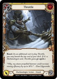 Throttle (Yellow) Rainbow Foil 1st Ed