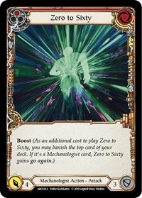 Zero to Sixty (Red) 1st Ed