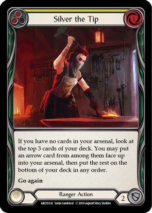 Silver the Tip (Yellow) (ARC052) - Arcane Rising 1st Edition