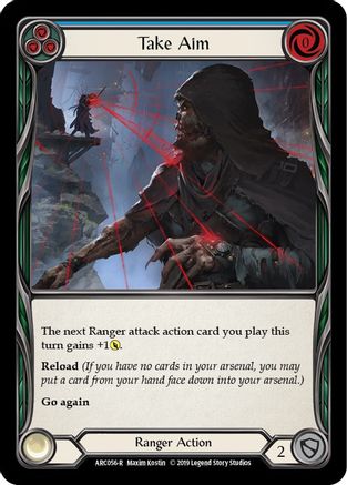 Take Aim (Blue) (ARC056) - Arcane Rising Unlimited Edition