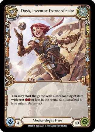 Dash, Inventor Extraordinaire // Kano, Dracai of Aether (ARC001) - Arcane Rising 1st Edition