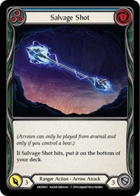 Salvage Shot (Blue) Rainbow Foil 1st Ed