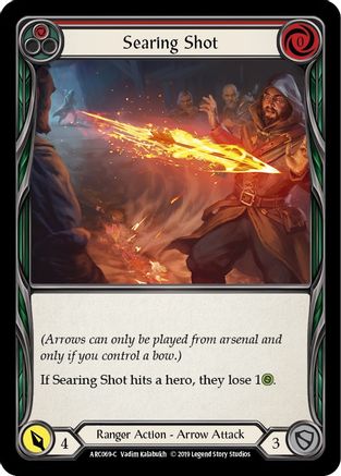 Searing Shot (Red) (ARC069) - Arcane Rising Unlimited Edition