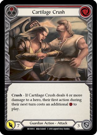 Cartilage Crush (Red) (BVO009) - Hero Deck: Bravo 1st Edition