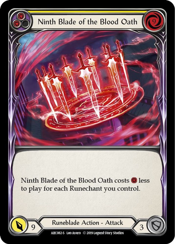 Ninth Blade of the Blood Oath (ARC082)  Unlimited Edition