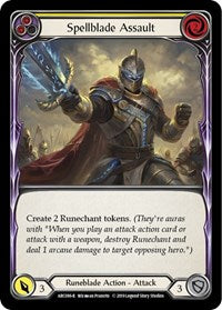 Spellblade Assault (Yellow) Rainbow Foil 1st Ed