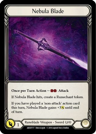 Nebula Blade // Viserai, Rune Blood (ARC077) - Arcane Rising Unlimited Edition