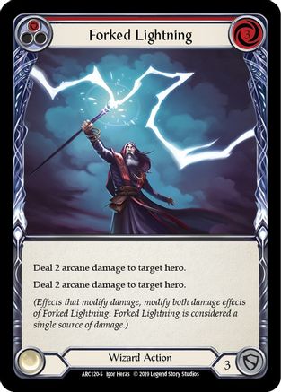 Forked Lightning (ARC120) - Arcane Rising Unlimited Edition