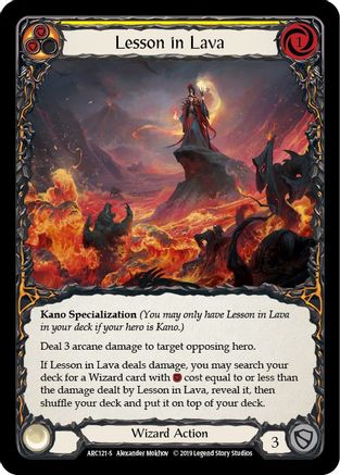 Lesson in Lava (ARC121) - Arcane Rising Unlimited Edition