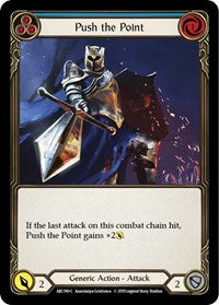 Push the Point (Blue) Rainbow Foil Unlim