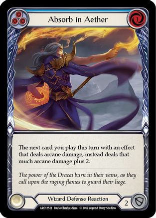 Absorb in Aether (Blue) (ARC125) - Arcane Rising 1st Edition