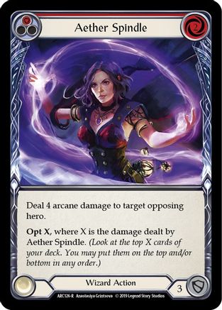 Aether Spindle (Red) (ARC126) - Arcane Rising 1st Edition