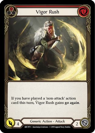 Vigor Rush (Red) (ARC197) - Arcane Rising 1st Edition