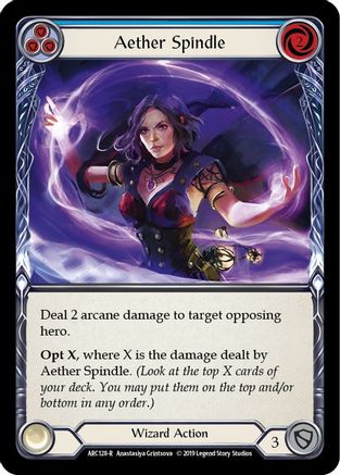 Aether Spindle (Blue) (ARC128) - Arcane Rising Unlimited Edition