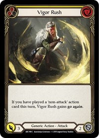 Vigor Rush (Yellow) Rainbow Foil Unlim
