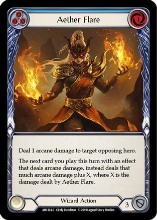 Aether Flare (Blue) (ARC134) - Arcane Rising Unlimited Edition