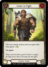 Come to Fight (Yellow) Rainbow Foil Unlim