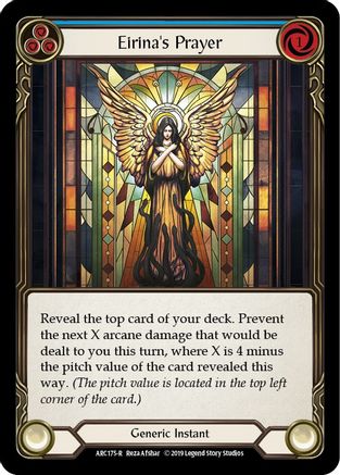 Eirina's Prayer (Blue) (ARC175) - Arcane Rising Unlimited Edition