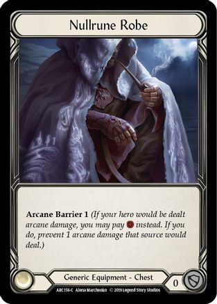 Nullrune Robe (ARC156) - Arcane Rising 1st Edition Cold Foil