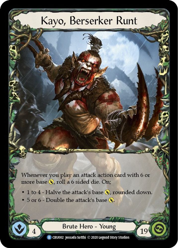 Kayo, Berserker Runt (CRU002)  Unlimited Edition
